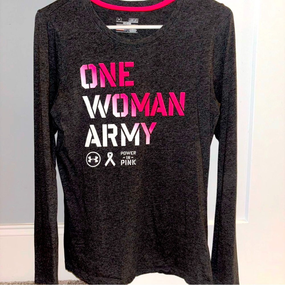Under Armor “Power in Pink”  long sleeve tee